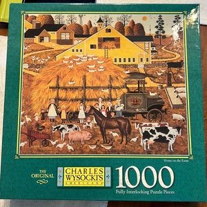 Charles Wysocki 1000 piece puzzle.